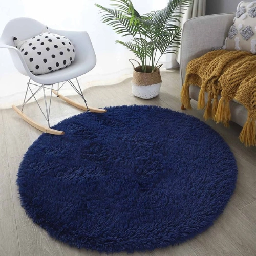 Blue Round Rugs Dubai