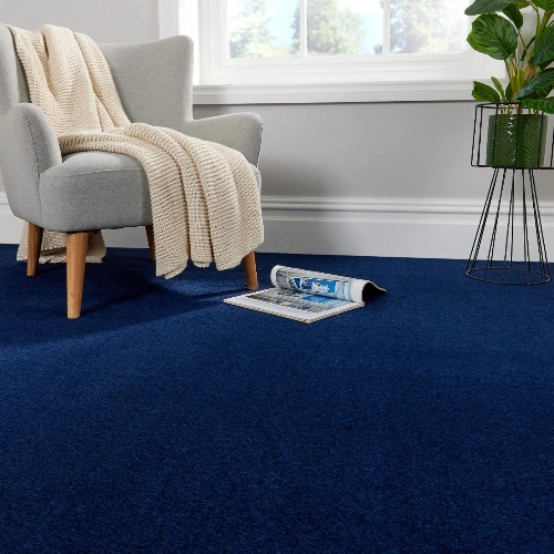Dark Navy Blue Carpets Dubai