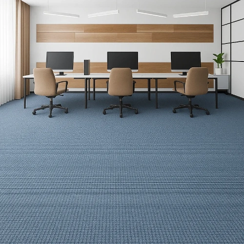 Redesigned office sisal carpet.
