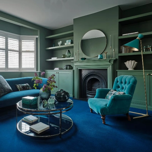 Premium Royal Blue Carpets Dubai