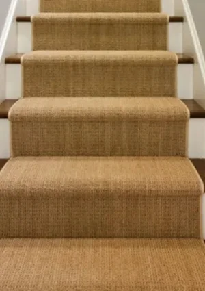 Sisal fiber stair carpet Dubai