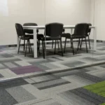 Durable commercial carpet flooring for heavy traffic areas