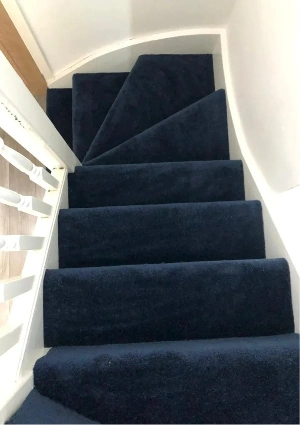 Velvet stair carpet in Dubai