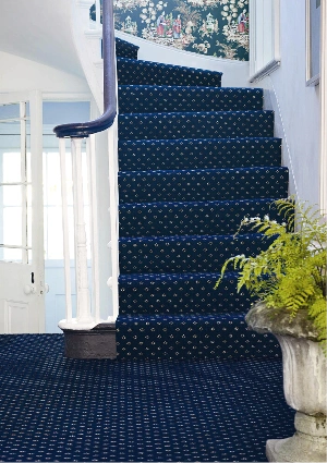 Affordable Stair Blue Carpet in Dubai