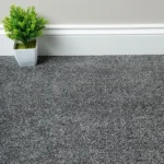 Stylish modern grey carpet design