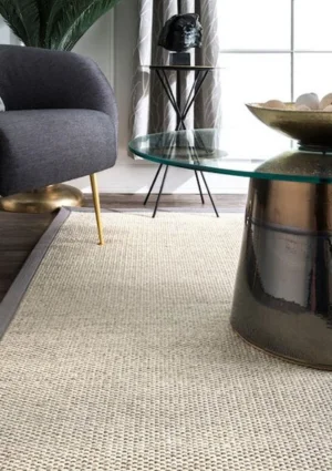 Natural sisal carpet in Dubai office