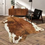 Black cowhide rug Dubai