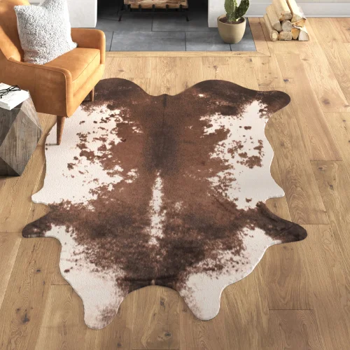 Light cowhide carpet Dubai