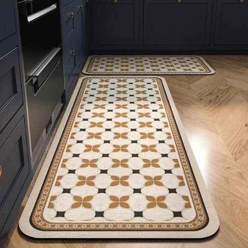 Modern trendy kitchen carpet Dubai design