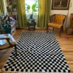 wool black rugs