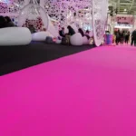 pink Exhibition Carpet in Dubai