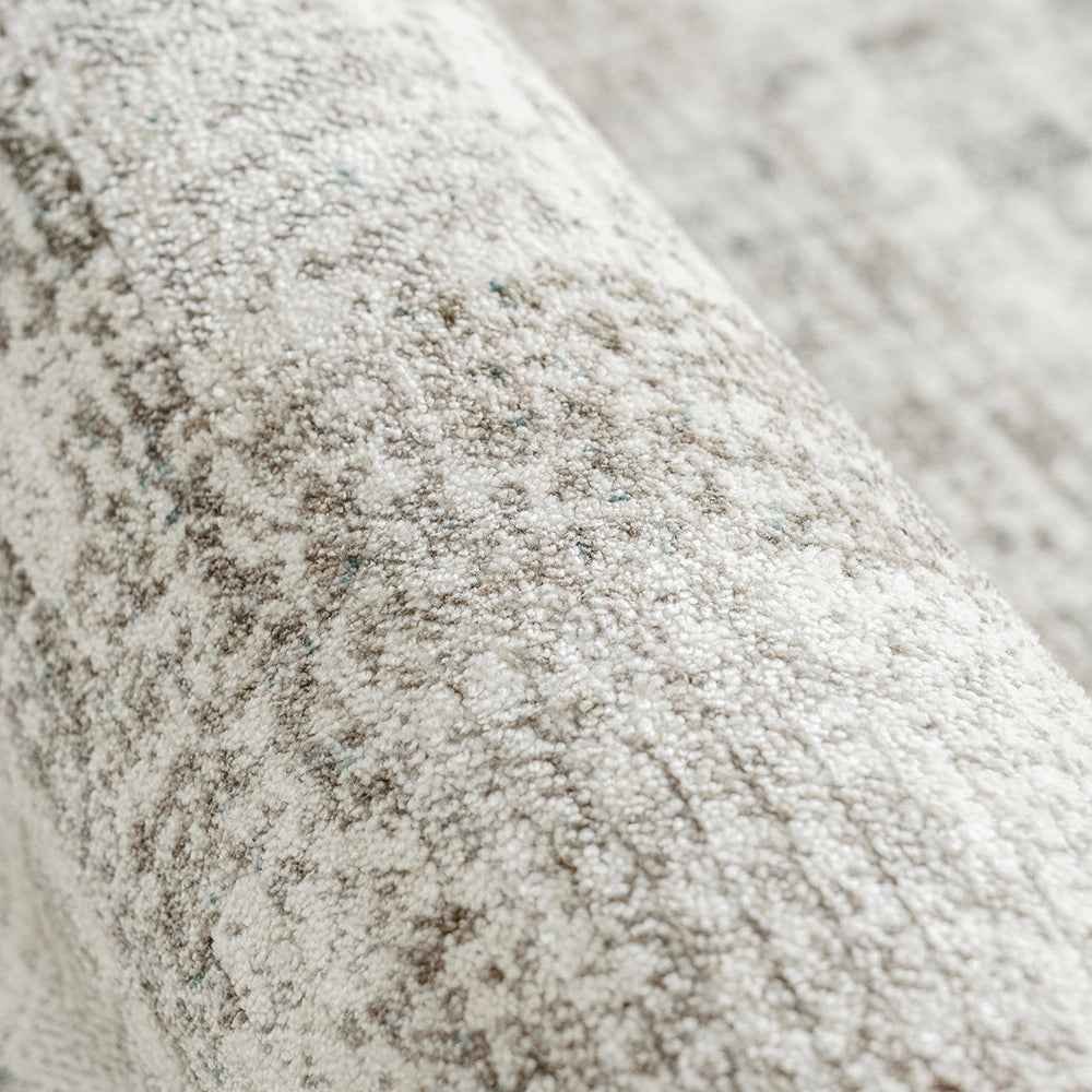 Faded Plaid Ivory Carpet