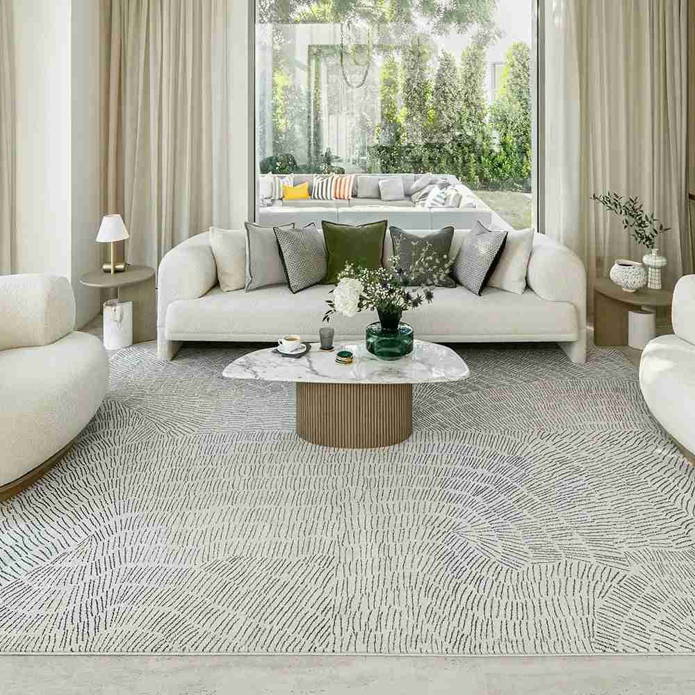 Abstract Line-Drawn Carpet