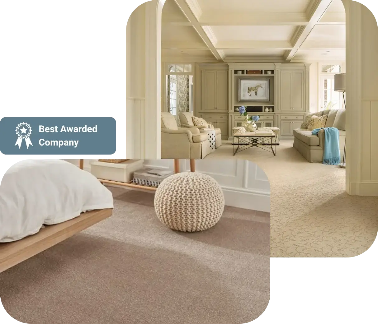 Beige Carpet Installation