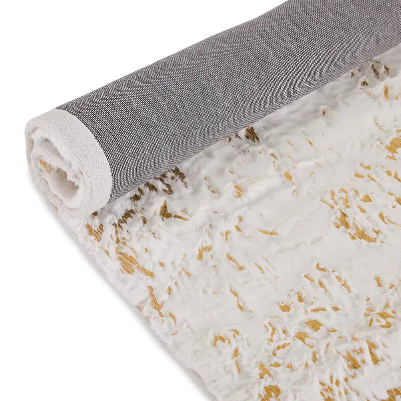 Bren Faux Rabbit Fur Rug