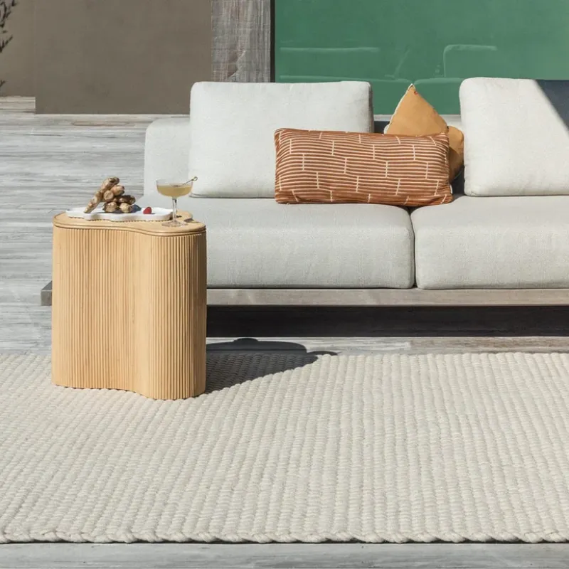 Brink & Campman Lace White Sand Rug