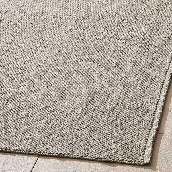 Grey Outdoor Boucle Carpet