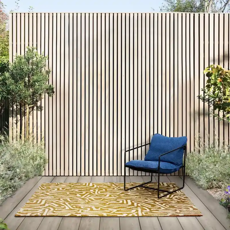 Harlequin Melodic Ochre Gold Rug