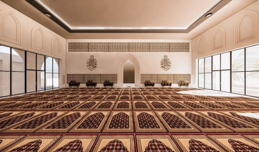 Modern Minimalist Mosque Carpet