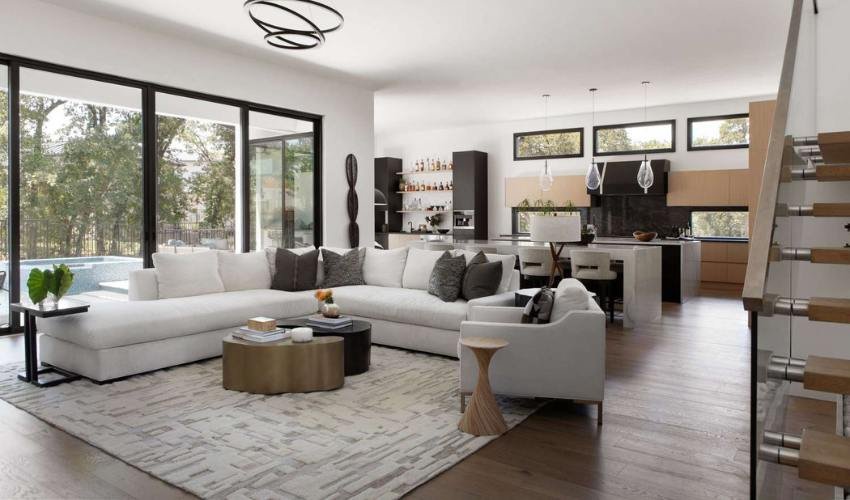 Modern Style Living Room Rugs