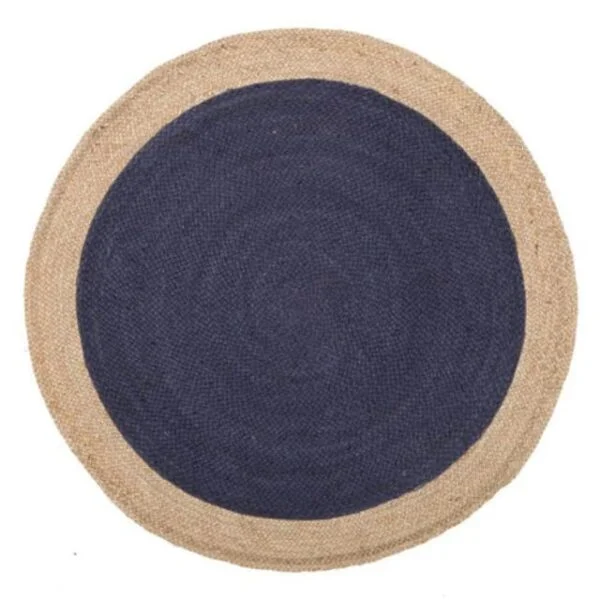 Natural Rug Navy