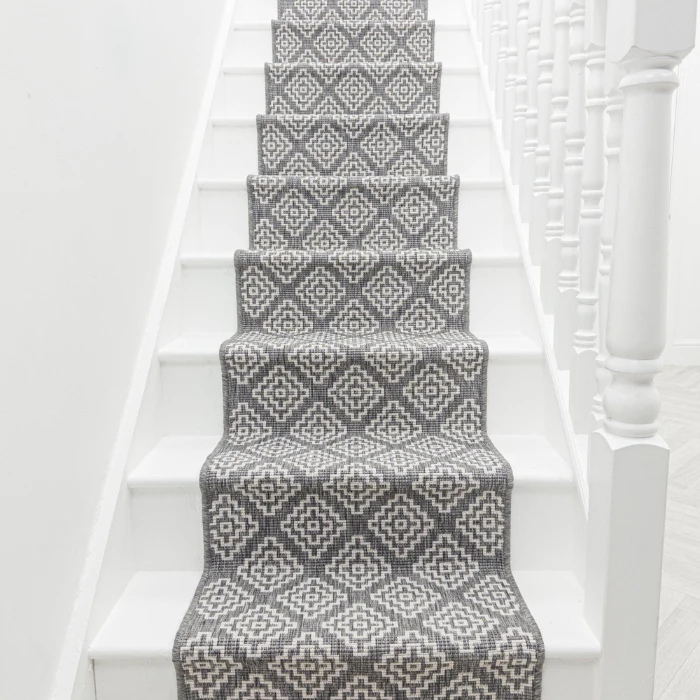 Olmec Grey Stair Carpet