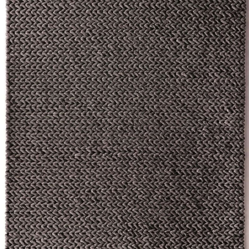 Dark Grey Wool Rug