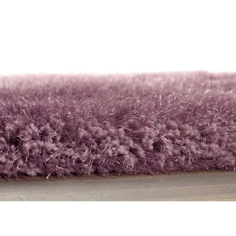Extravagance Lilac Shaggy Rug 1