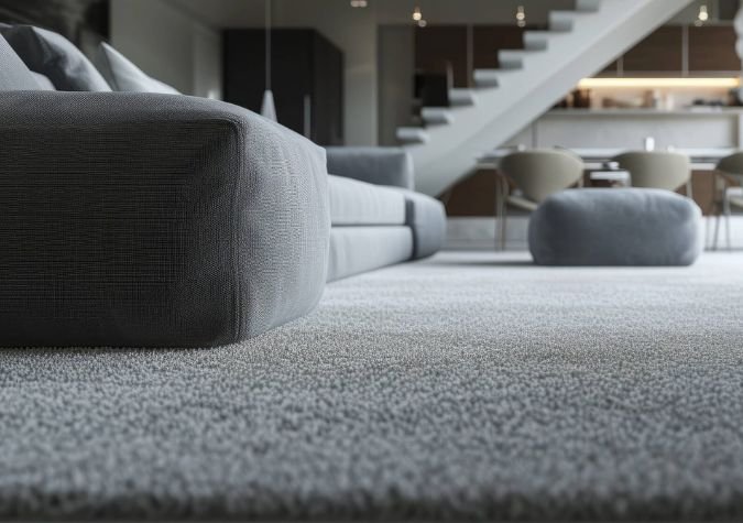 Grey Carpet Installation Dubai