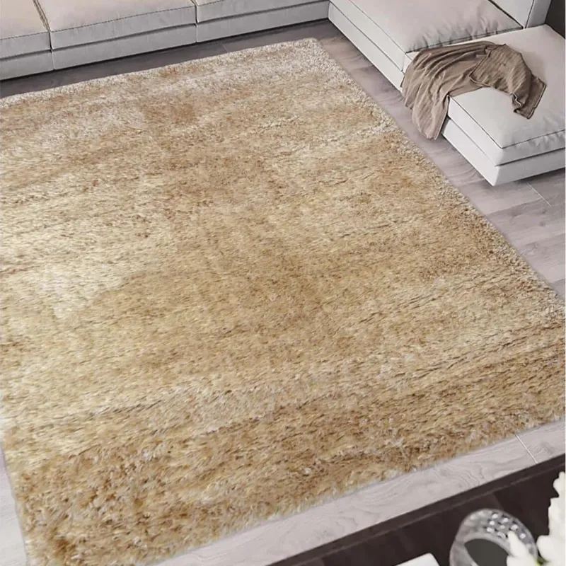 Lagom Natural Shaggy Rug2