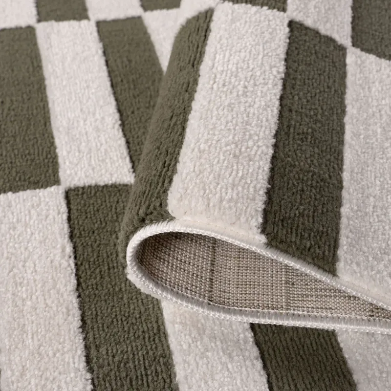 Loft Striped Green Rug