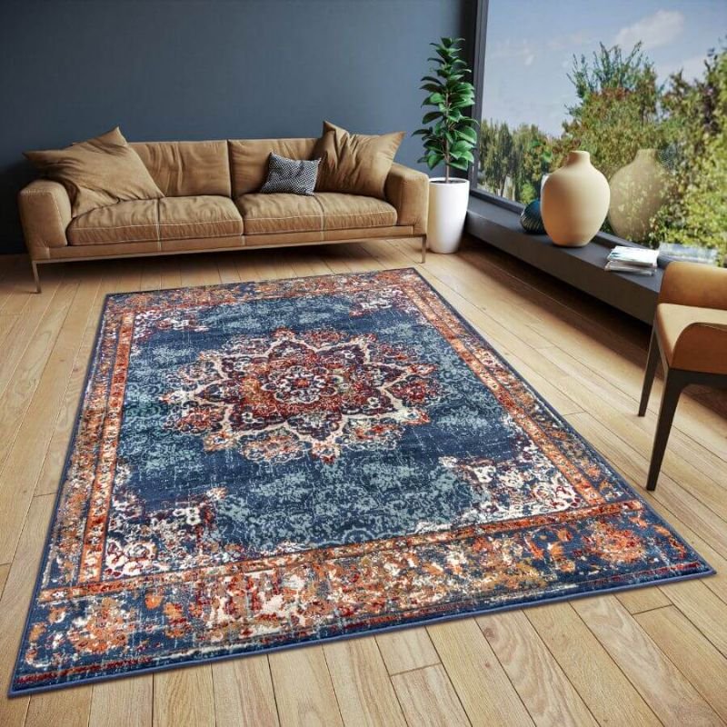 Orient Maderno Medallion Blue Rug