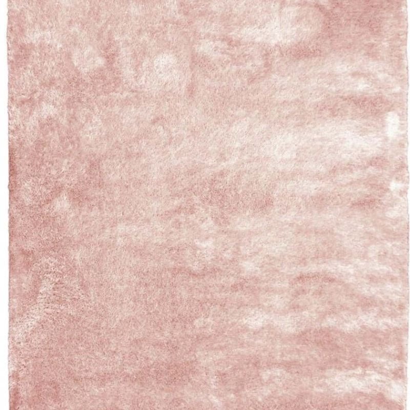 Shimmer Pink Supersoft Shaggy Rug1