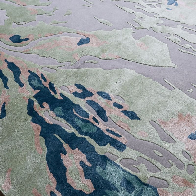 Silk & Wool Blend Rug