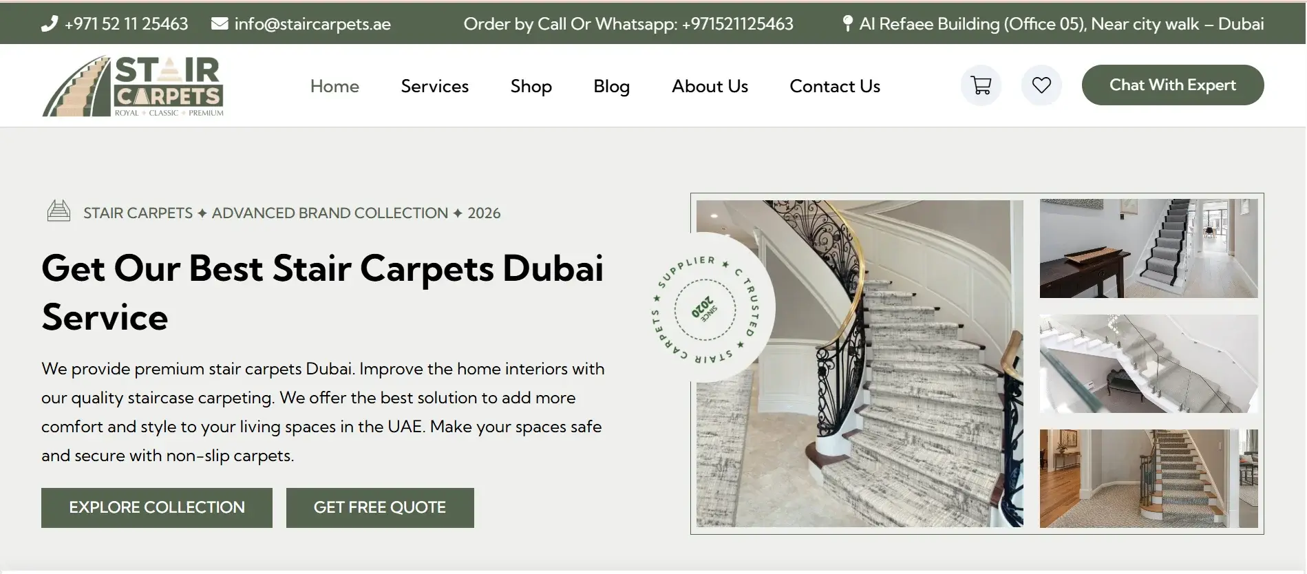 Stair Carpets Dubai