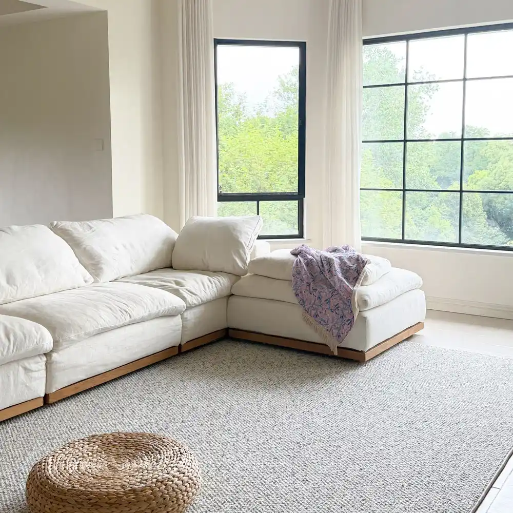 Boden Speckled Wool Blend Rug