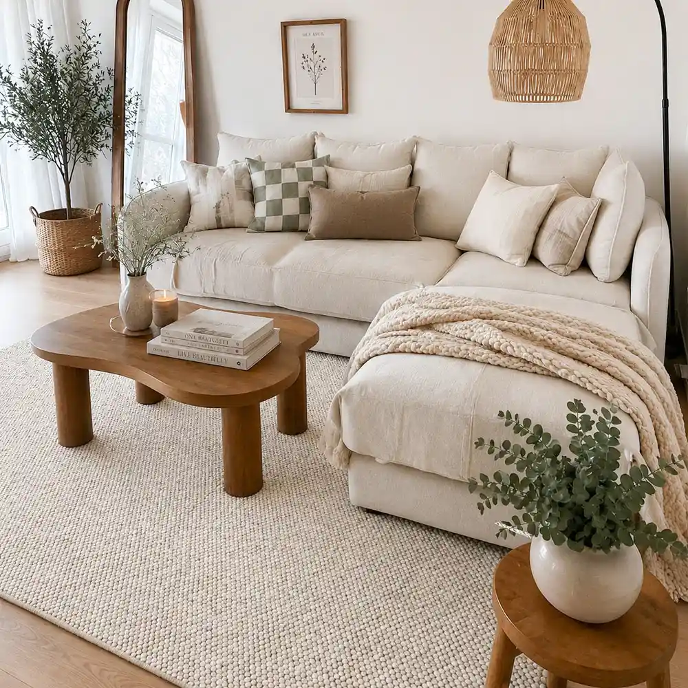 Bram Soft Chunky Woven Custom Rug