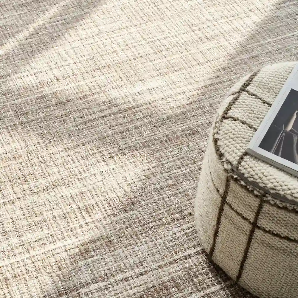 Celeste Linear Textured Custom Wool Rug Dubai