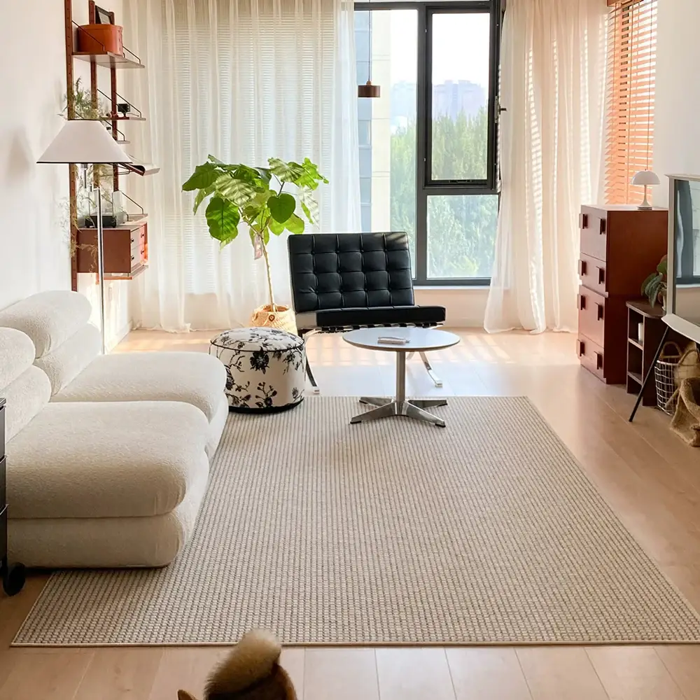 Giverny Texture Loop Weave Wool Rug
