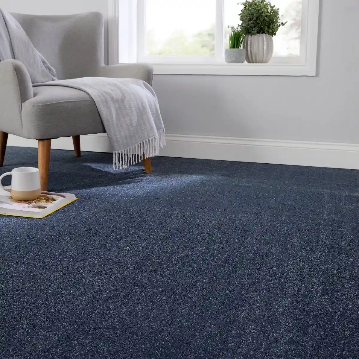 Arctic Twist Night Sky Blue Carpet