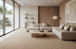 Beige Wool Rug UAE
