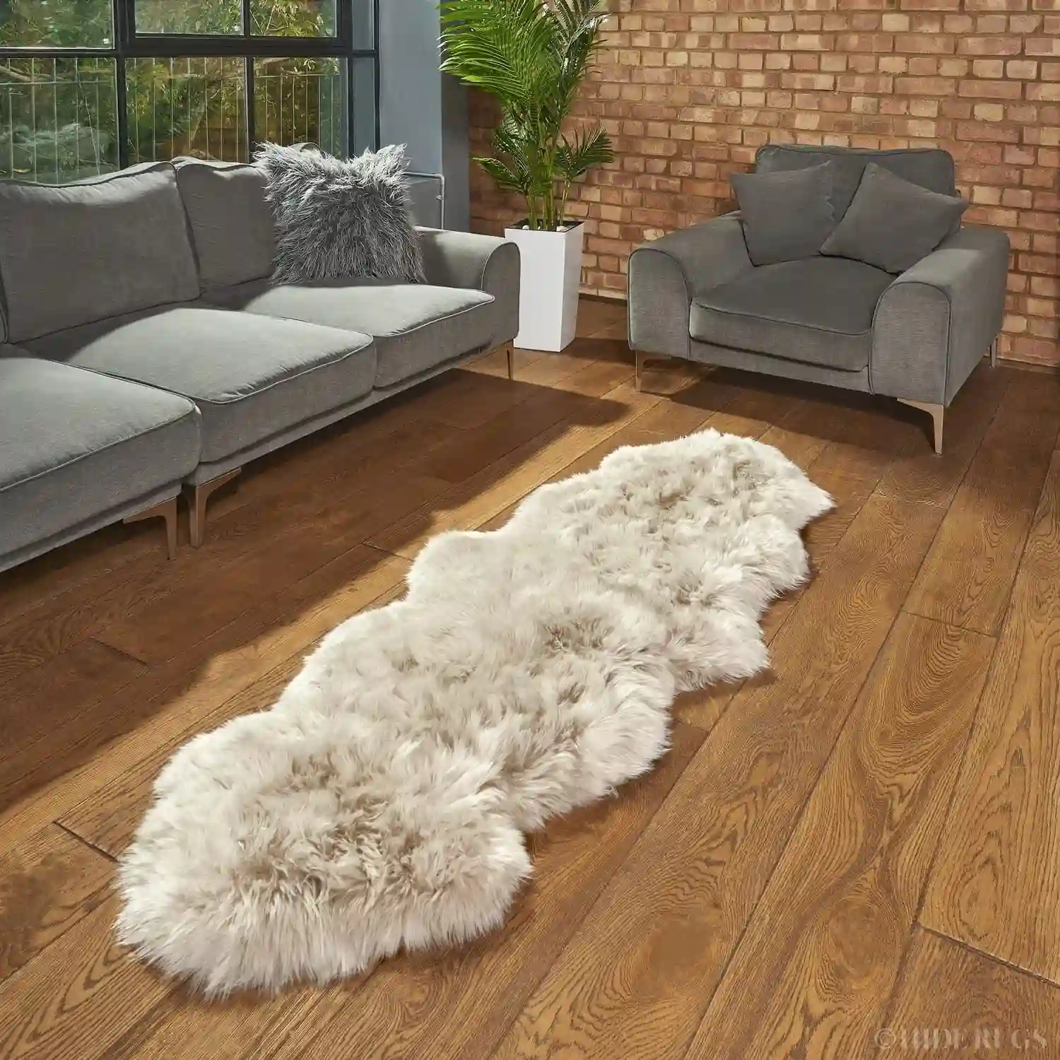 Double Sheepskin Rug