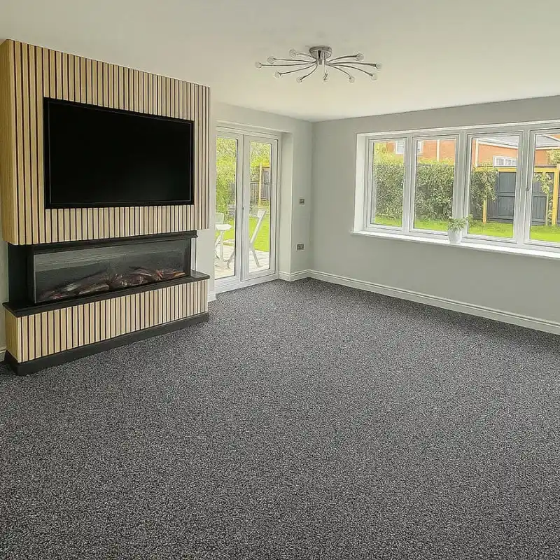 Olympia Gunmetal Grey Thick Carpet