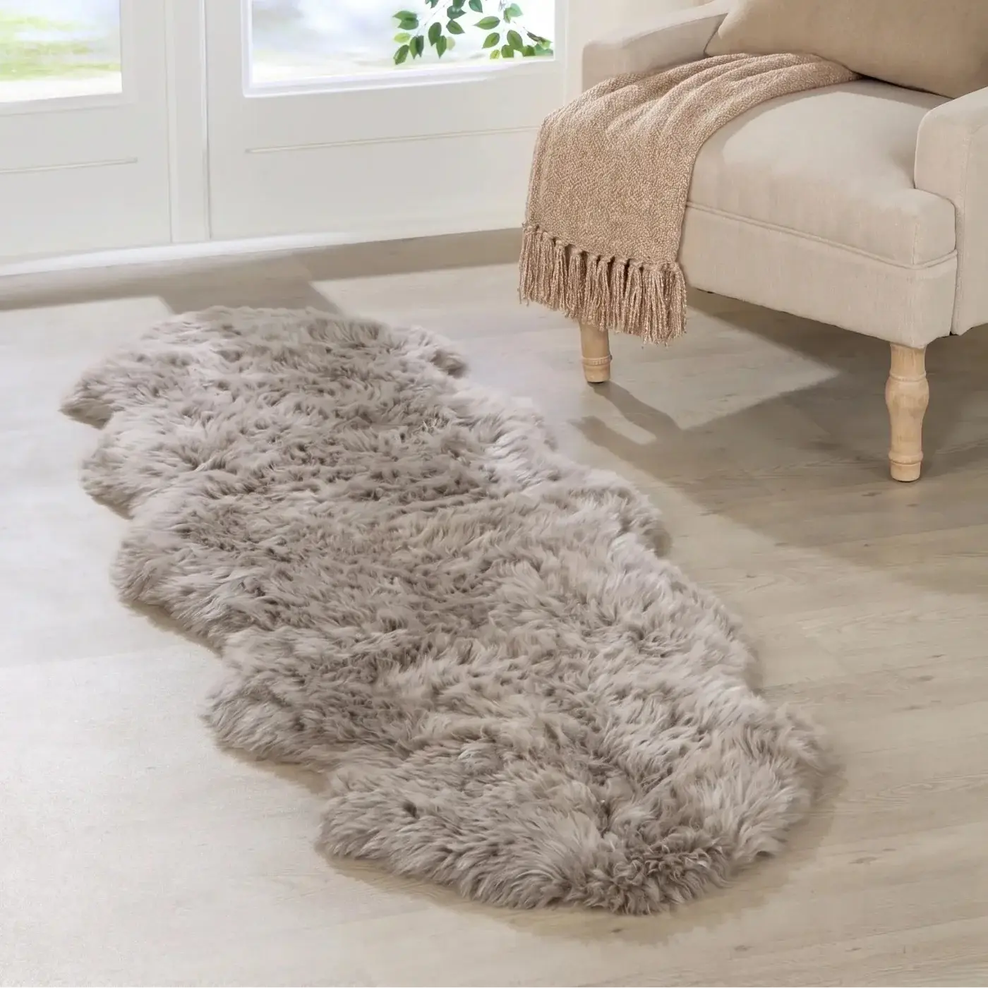Pebble Double Sheepskin Rug