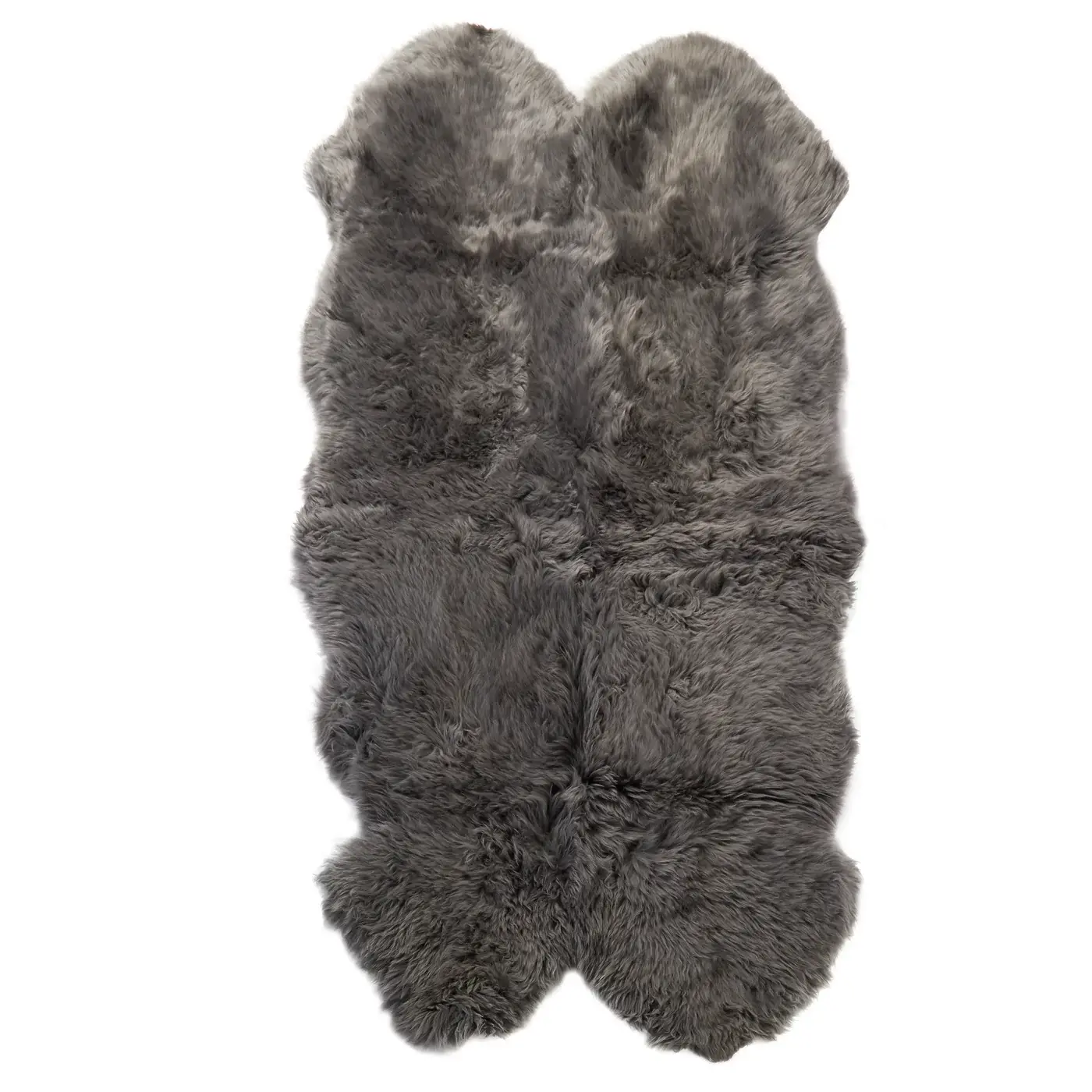 Quad Grey Sheepskin Rug