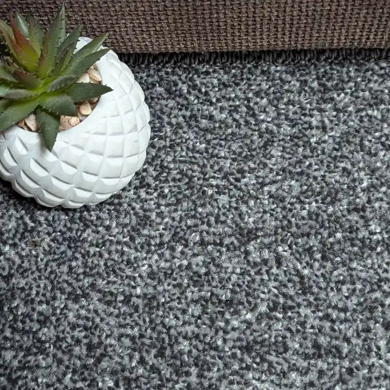 Velo Twist Platinum Black Grey Carpet
