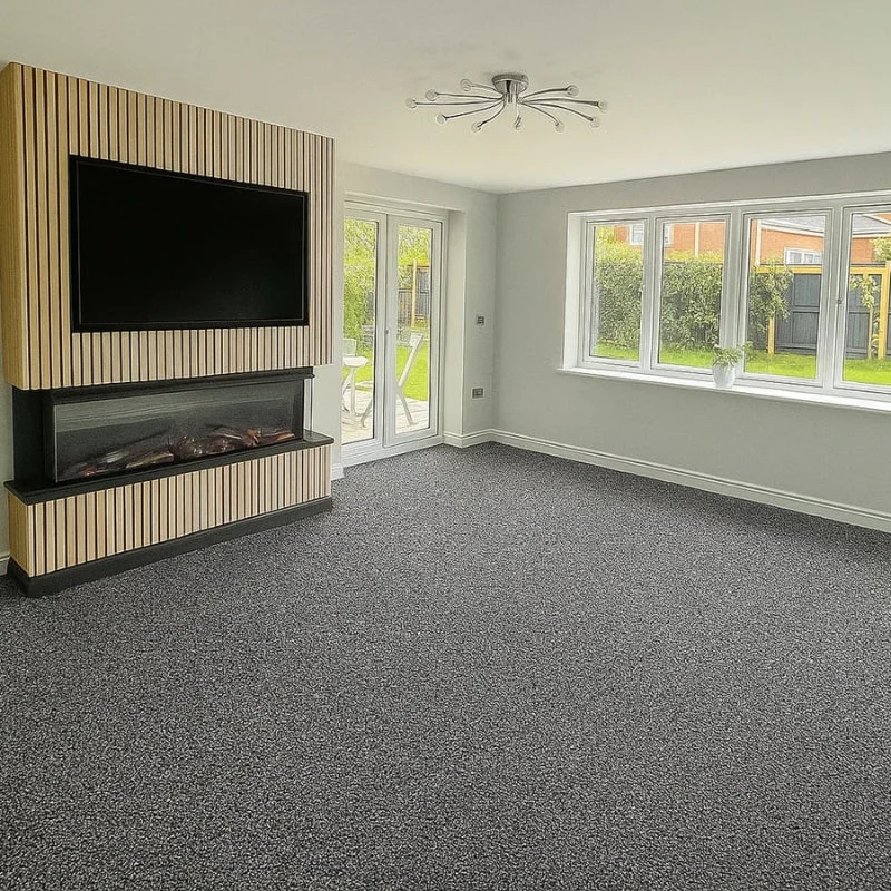 Gunmetal Grey Thick Carpet